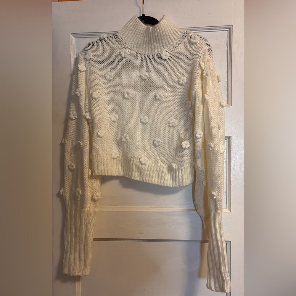 Farm Rio Handmade Flowers Sweater - Size XS